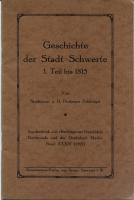 Geschichte der Stadt Schwerte 1. Teil bis 1815