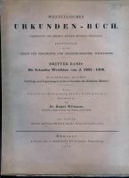 Westfälisches Urkunden-Buch. Dritter Band: Die Urkunden Westfalens vom J. 1201 - 1300, 1871