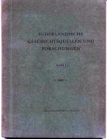 Süderländische Geschichtsquellen und Forschungen, Band I, 1954