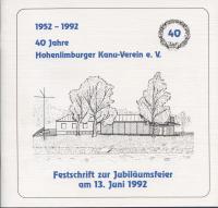 Hohenlimburger Kanu - Verein e. V. 40 Jahre