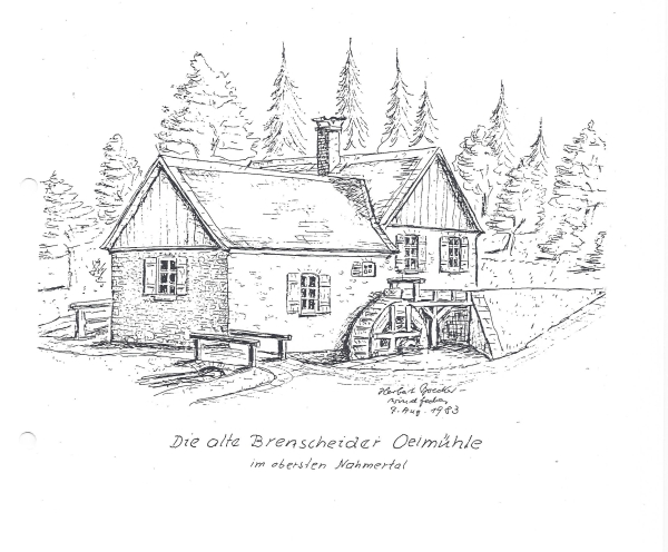 Die alte Brenscheider Oelmühle