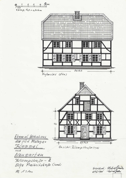 Ehemal. Wohnhaus der jüd. Metzger Koppel und Neugarten