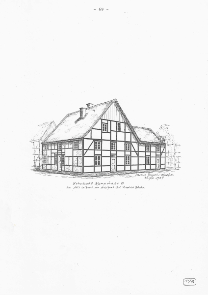 Wohnhaus Kampstraße 8, heute Gaußstraße