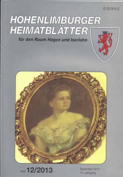 2013 12 Margarethe Prinzessin zu Bentheim-Tecklenburg (1864-1952), Gemälde, Schloss Hohenlimburg. Foto: Vereinsarchiv