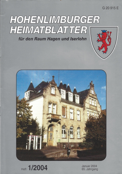 2004 01 Das Letmather Rathaus an der Hegener Straße, erbaut im Jahre 1903 als Amtshaus des Amtes Letmathe-Oestrich, bezogen am 1. April 1904. Foto: Widbert Felka, 2003
