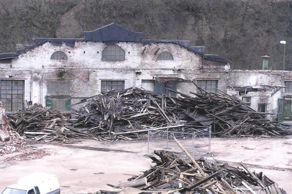 Rundgang am 20.03.2006 vom Hoesch Museum zum Kaltwalzwerk, dann Schleipenbergstraße