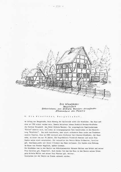 Die Windfeder Bergstraße 4, heute Schleipenbergstraße