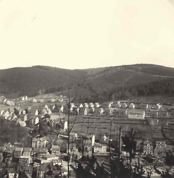 Blick vom Schloss auf die Unternahmer und Oege