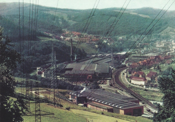 Ansichtskarte Hoesch AG Walzwerke Hohenlimburg