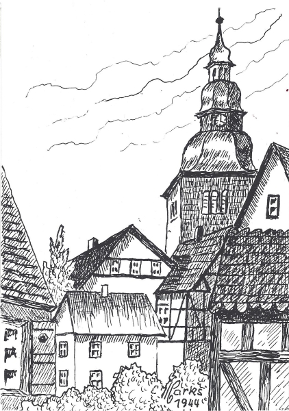 Stiftskirche vom Hof Menken