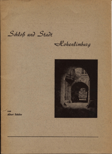 Schloss und Stadt Hohenlimburg, 1953