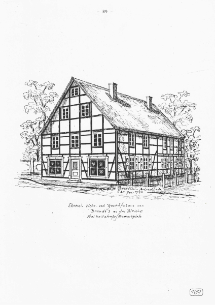 Ehemal. Wohn- und Geschäftshaus von Brandt's an der Bleiche