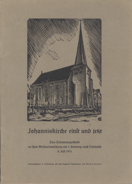 Johanniskirche einst und jetzt, 1951