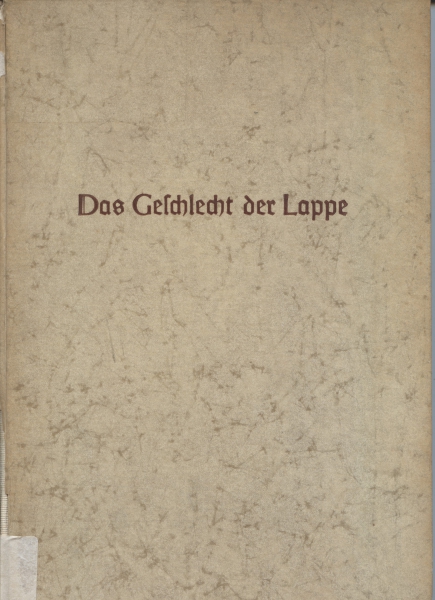 Das Geschlecht der Lappe, 1939