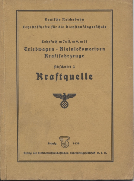 Deutsche Reichsbahn - Abschnitt 3 Kraftquelle, 1938