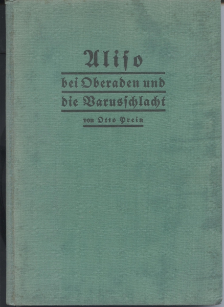 Aliso - bei Oberaden und die Varusschlacht, Münster 1930