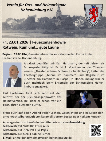 Feuerzangenbowle 2026