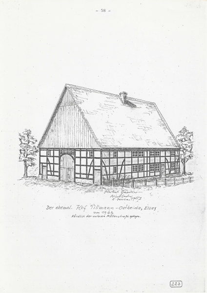 ehemal. Hof Tillmann-Ostheide, Elsey um 1942