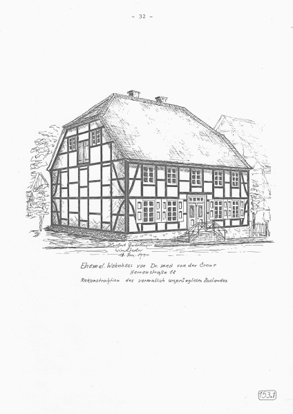 Ehemal. Wohnhaus von Dr. med. von der Crone