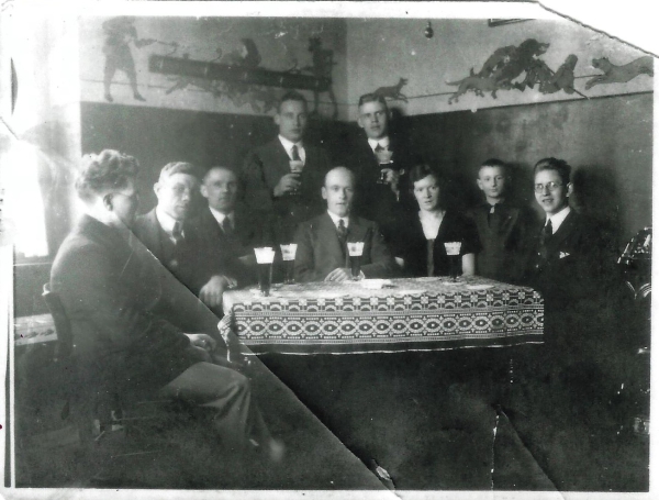 In der Burgschänke um 1925