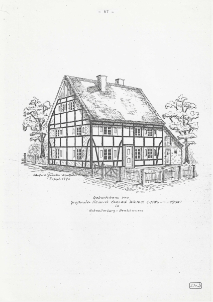 Geburtshaus Großvater Heinrich Conrad Wetzel