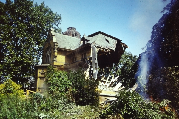 Abriss Villa Koch 1971