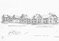 Die ehemaligen Wohnhäuser Kampstraße, heute Gaußstraße