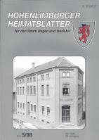 1998 05 Frühe Gebäudeform der ehemaligen Gaststätte Grote, Oeger Straße 40 (um 1900). Im Fenster Gastwirt Peter Friedrich Grote. Foto: Vereinsarchiv