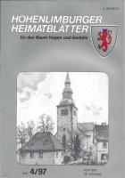 1997 04 Blick von West-Südwest auf die Elseyer Kirche mit dem ehemaligen Kurienhaus der Familie von Syberg (r.) und dem Abtissinnen- bzw. Küsterhaus (li). Radierung um 1970