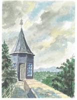 Turm auf dem Wehrgang Schloss Hohenlimburg, Marks 1958