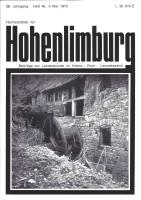 1975 05 Das seit Jahren verfallene Gebäude der Brenscheider Kornmühle im obersten Nahmertal. Foto: Wiening, 1973
