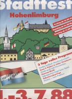 Stadtfest Hohenlimburg 1. - 3.7.88