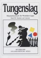 Tungenslag, Band III: Mundart und Literatur