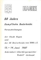 Kampfbahn Boelerheide 50 Jahre  12.-14. Juni 1987