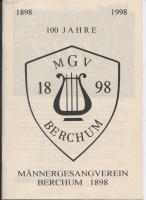 Männergesangverein Berchum 1898  100 Jahre  14898 - 1998