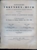 Westfälisches Urkunden-Buch. Vierter Band: Die Urkunden des Bisthums Paderborn vom J. 1201 - 1300, 1877-1894