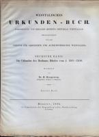 Westfälisches Urkunden-Buch. Sechster Band: Die Urkunden des Bisthums Minden vom J. 1201 - 1300, 1896