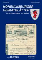 2023 12  Rechnung der Firma I. C. Koch in Hohenlimburg-Elsey vom 5. August 1909 über „100 Glühlampen Edison” Foto: Archiv Verein für Orts- und Heimatkunde Hohenlimburg e.V.