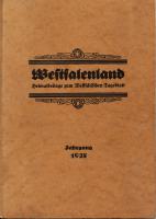 Westfalenland, Heimatbeilage zum Westfälischen Tageblatt, Jahrgang 1927