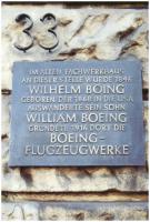 Erinnerungstafel Wilhelm Böing