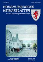2026 10 Titelbild: Balve, Hauptstraße, um 1900, Gemälde von Claus Singmann (Ausschnitt)