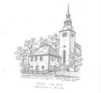 Küsterhaus und Kirche, Elsey Im Stift