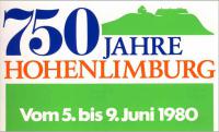 Logo + Aufkleber 750-Jahr-Feier 1980