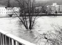 Lennehochwasser um 1994
