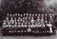 Klassenfoto Elseyer Schule, 1905