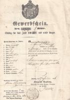 Gewerbeschein Heinrich Platenius